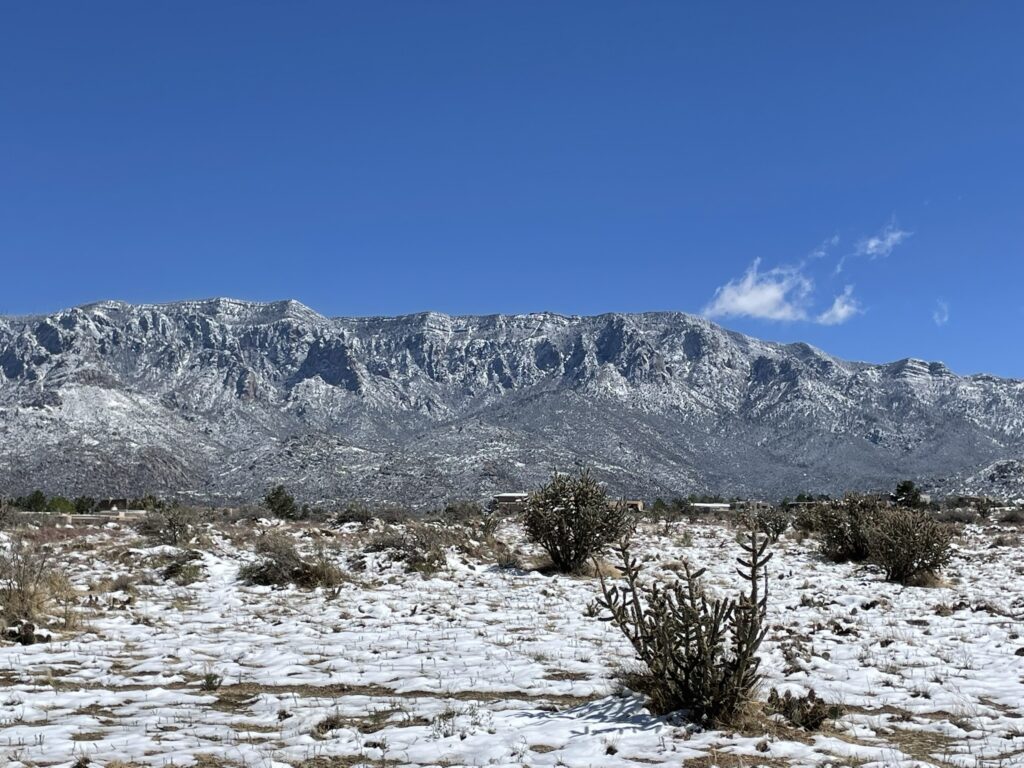 Easter Sunday Snow in Albuquerque