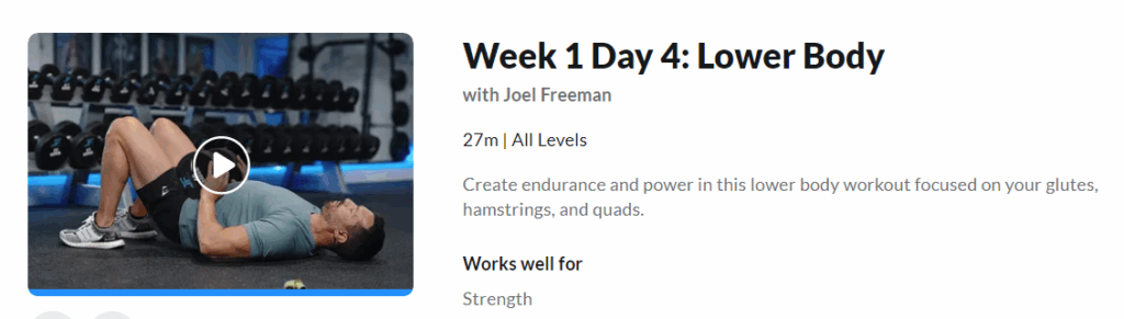 25 Minute Speed Train Week 1 Day 4