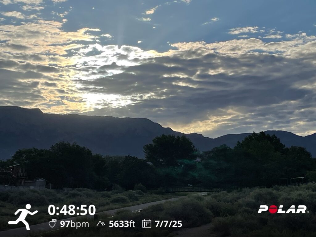 Training Log for the Week of July 7th 2025