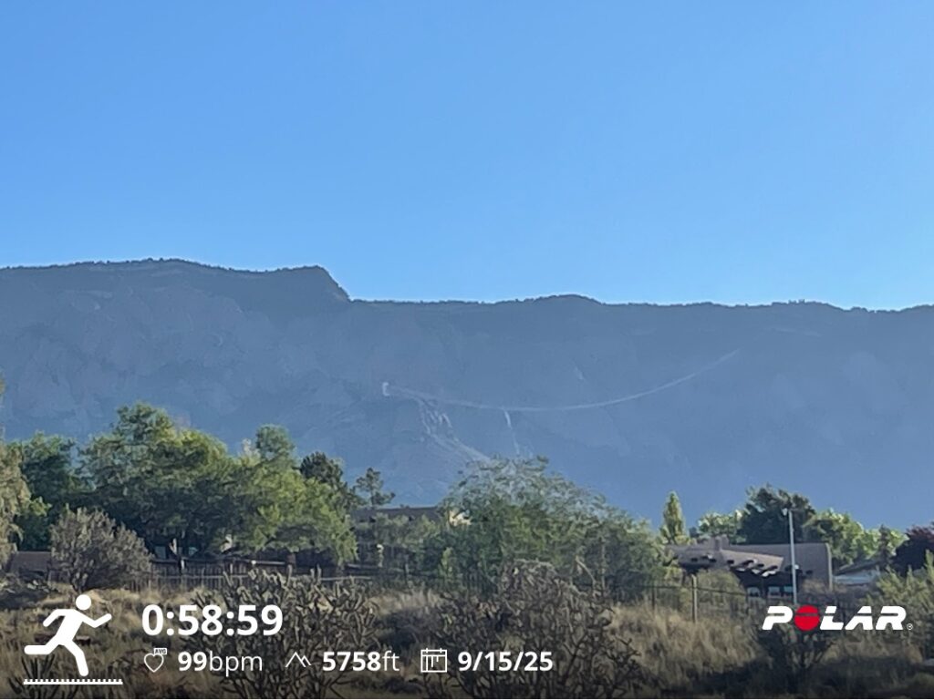 Training Log for the Week of September 15th, 2025