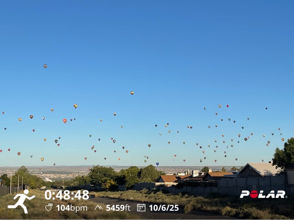 Training Log Week of October 6th, 2025