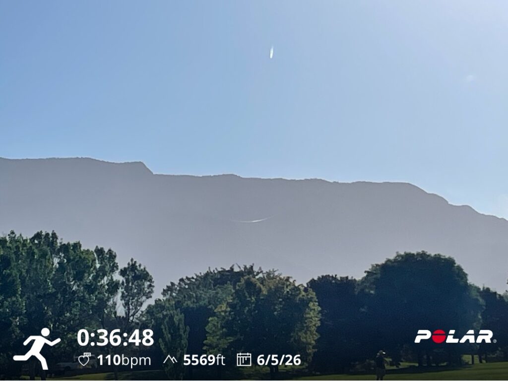 Wildfire Smoke on the Sandia Mountains