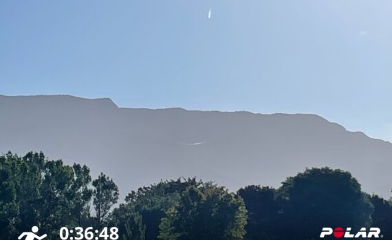 Wildfire Smoke on the Sandia Mountains