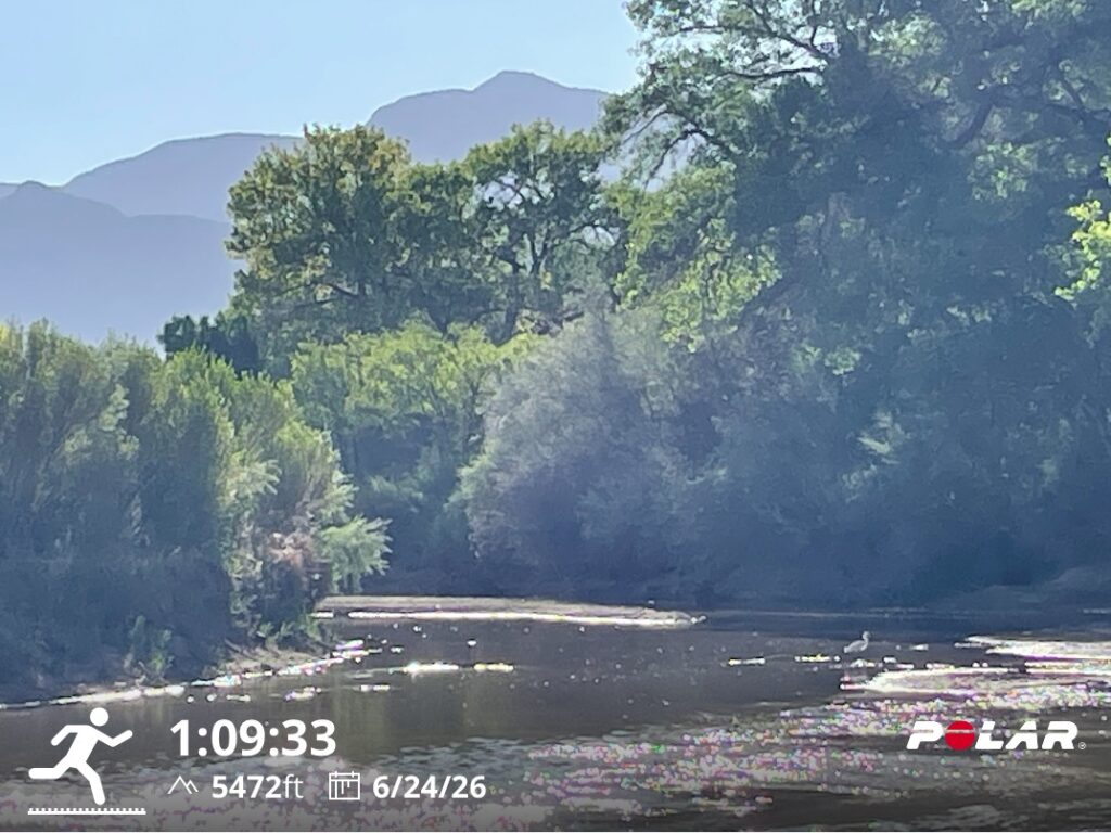 The Rio Grande River at the Edge of Sandia Pueblo Land