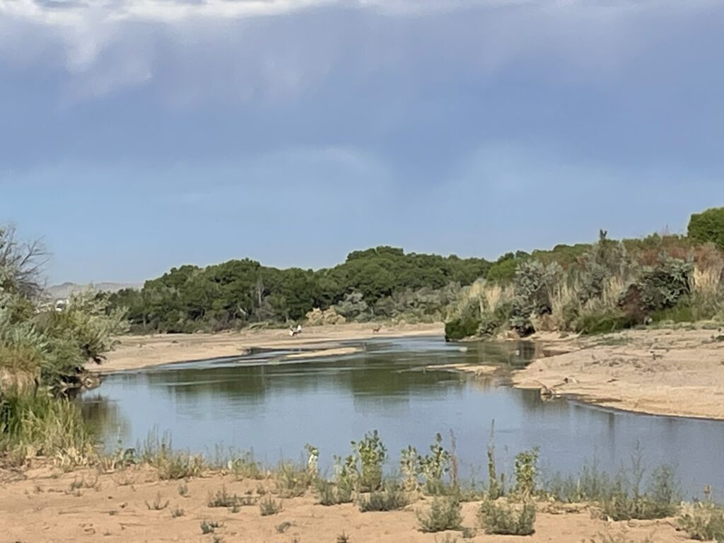 The Rio Grande River Looking South