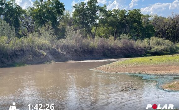 The Rio Grande River in Corrales, NM