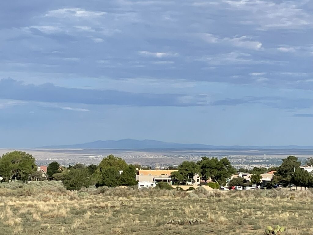 Mt. Tayor, About 50 Miles to the West