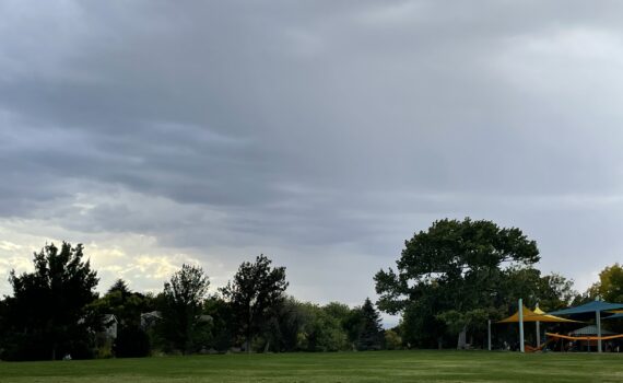 Academy Hills Park loops with some rain at the end