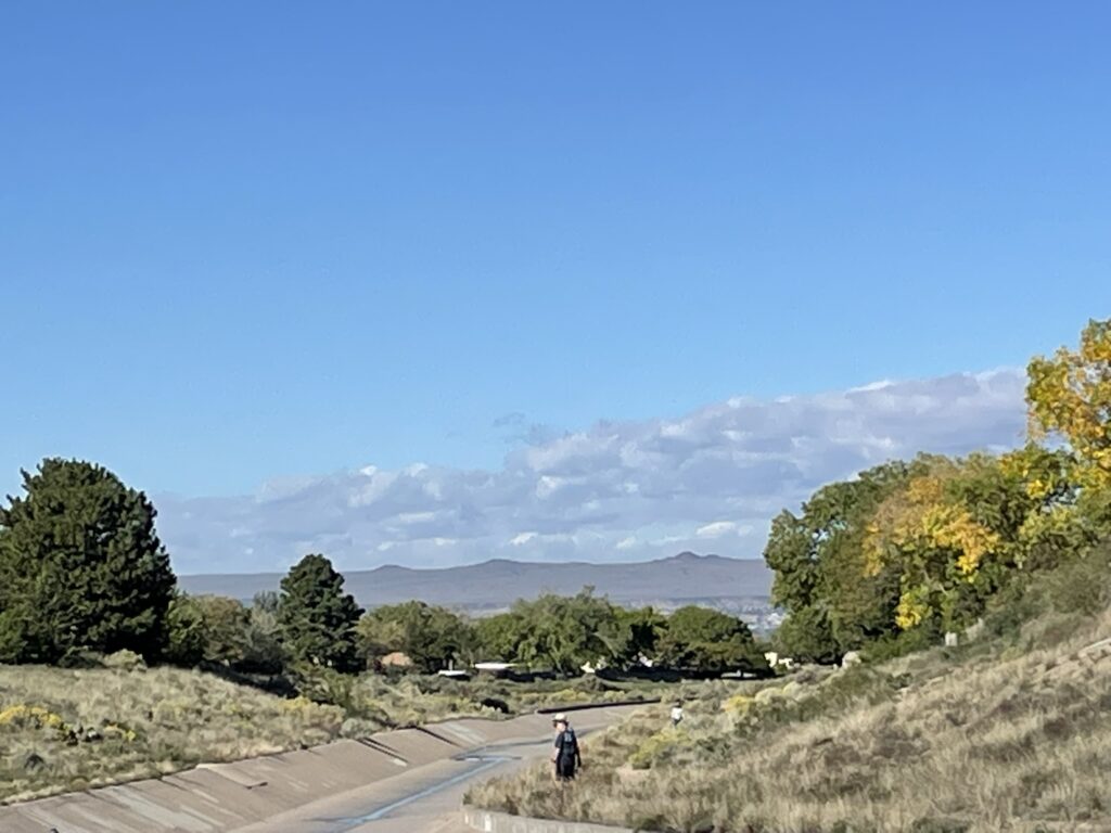 Three Sisters Volcanoes on the West Mesa